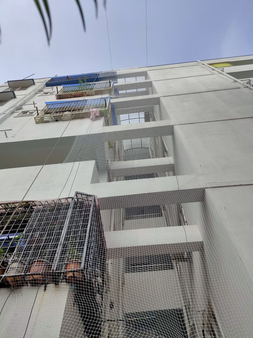 Pigeon Nets installation 2 in Hyderabad