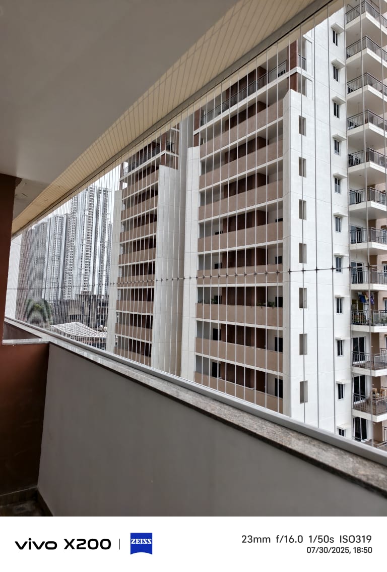 Invisible Grills installation 2 in Hyderabad
