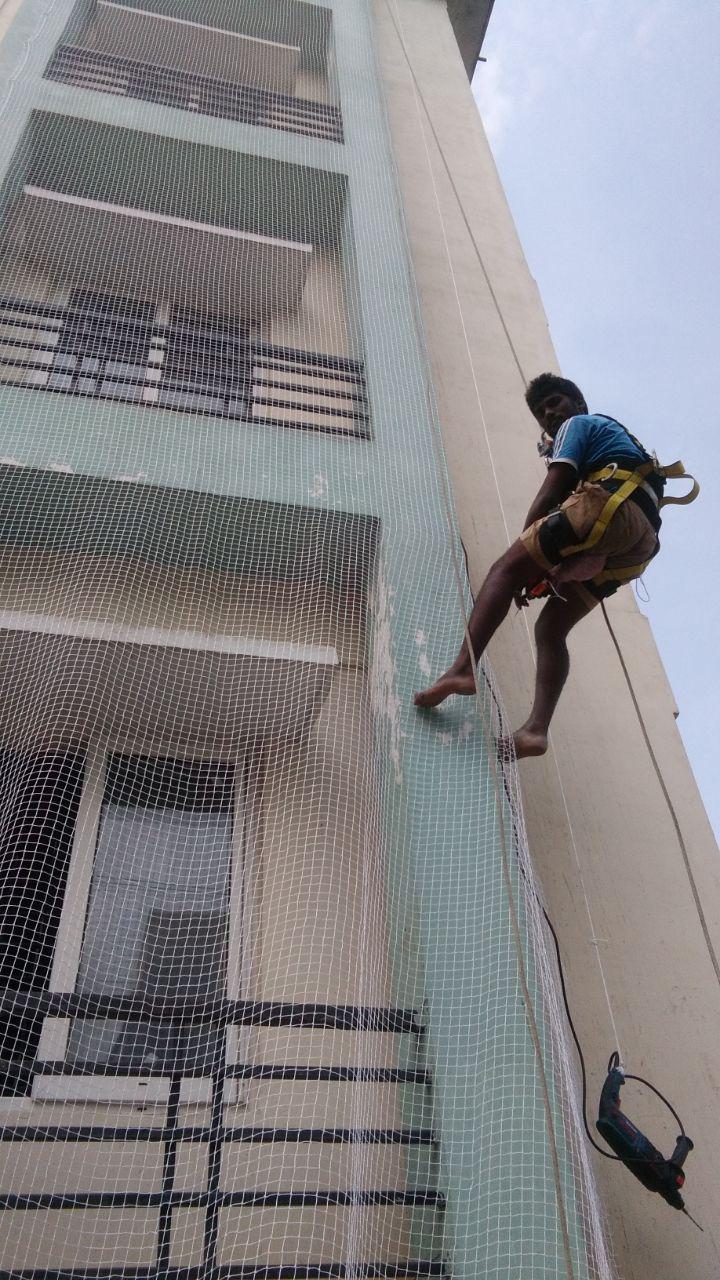 Safety Nets installation 4 in Hyderabad