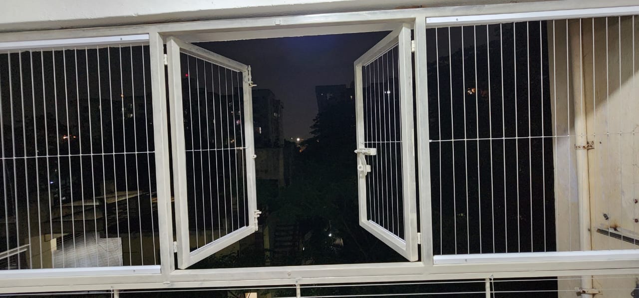 Invisible Grills installation 8 in Hyderabad